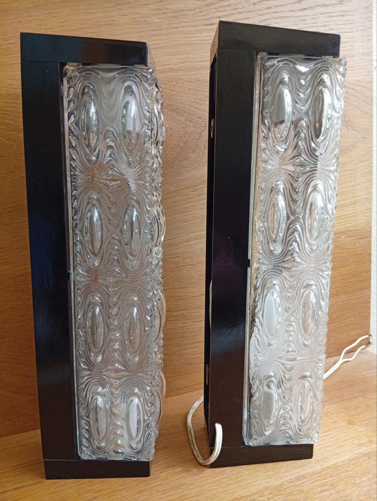 Muur verlichting - 2 stuks - 33cm groot, Huis en Inrichting, Lampen | Kroonluchters, Ophalen, Gebruikt, Glas