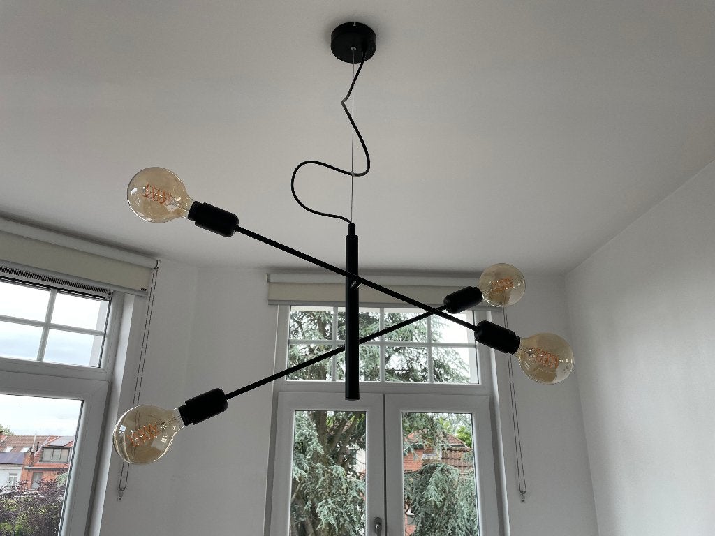 Hanglamp voor woon- of slaapkamer, Ophalen, Gebruikt, Metaal, Modern