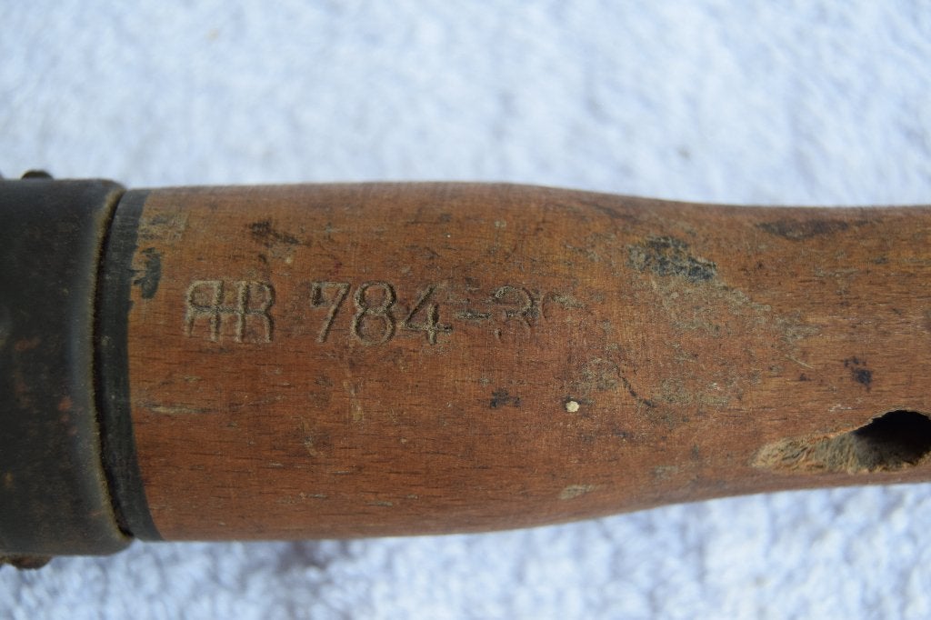 duitse ww2 pureestamper houtwerk origineel, Ophalen, Gebruikt