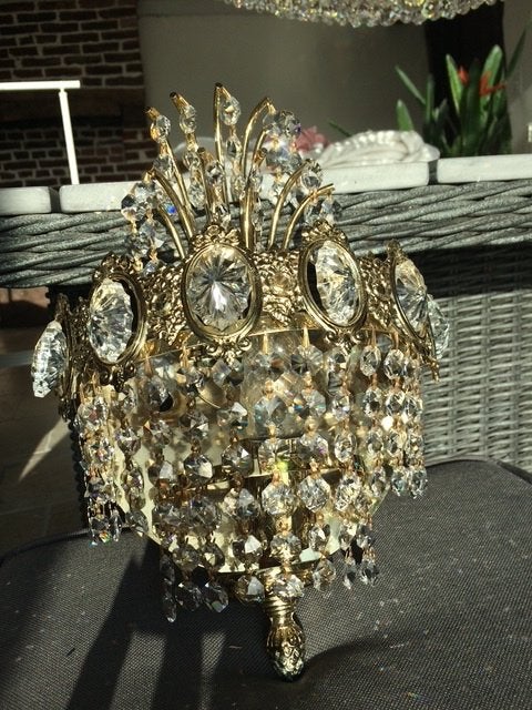 Prachtige wandarmaturen in echt kristal!, Ophalen
