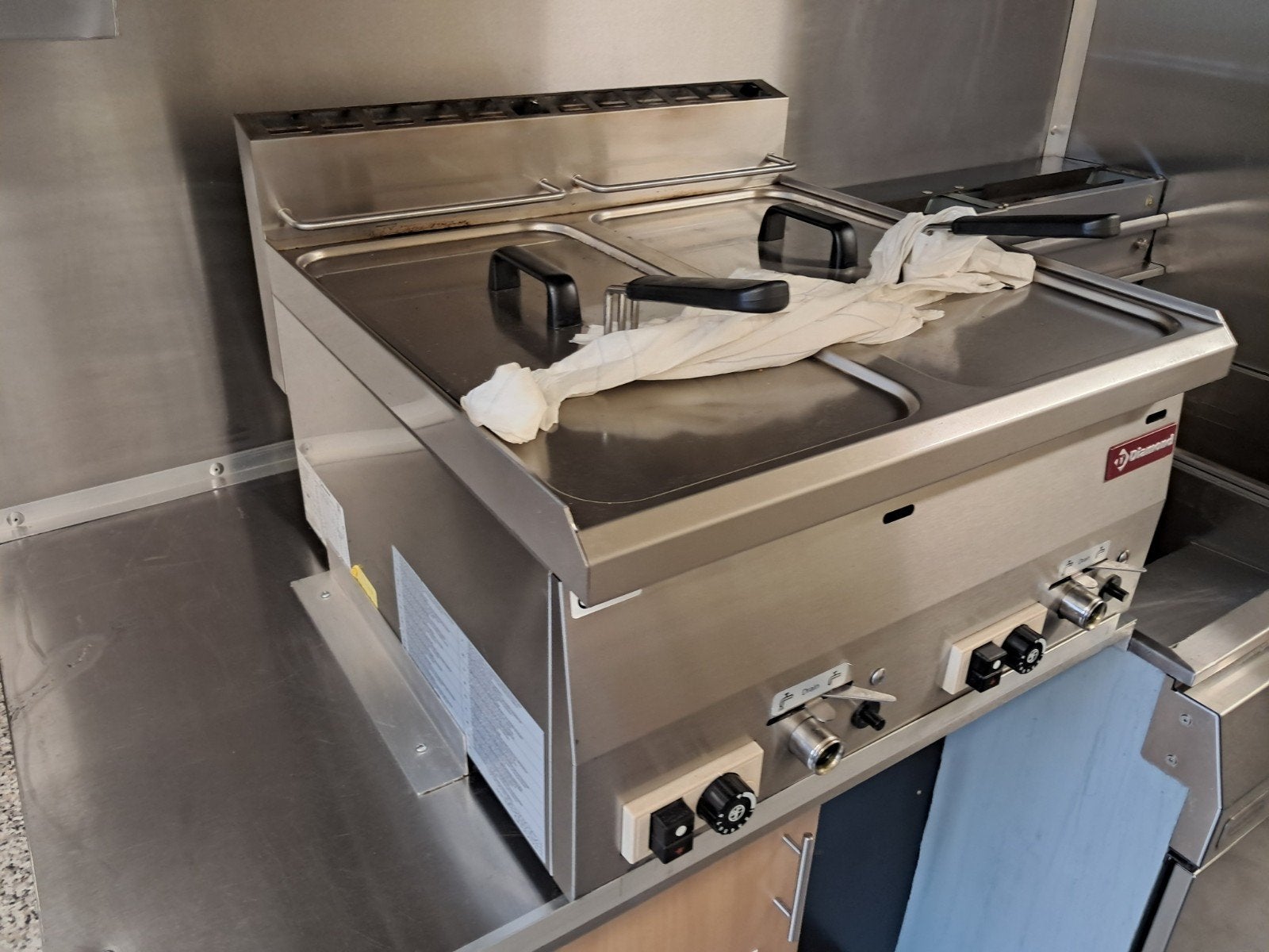 diamond propaan friteuse 2mand, Ophalen, Gebruikt