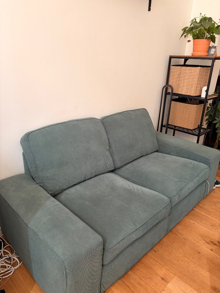 Ikea Kivik 3p Zetel €500 nieuw, Ophalen, Gebruikt, Stof