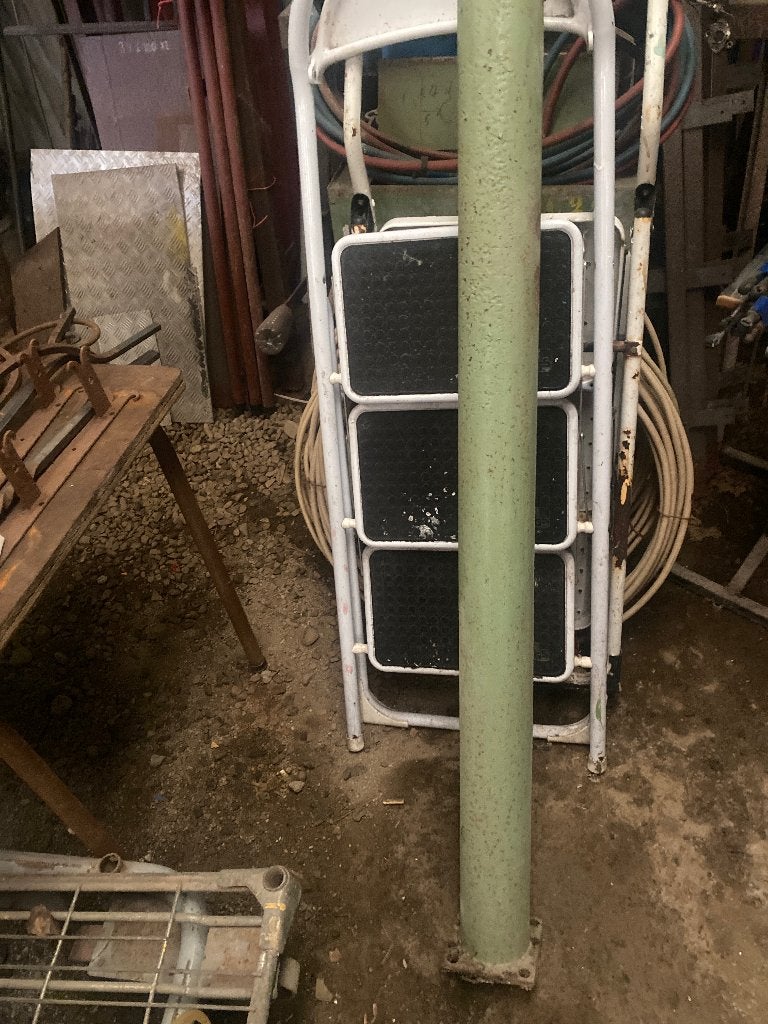 Pieds métallique pour barrière ou autre, Jardin & Terrasse, Enlèvement, Utilisé, Fer