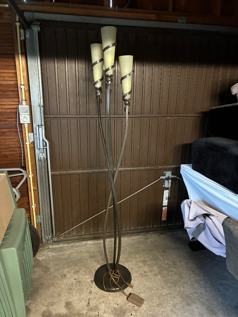 Staande lamp met dimmer, Huis en Inrichting, Ophalen, Zo goed als nieuw