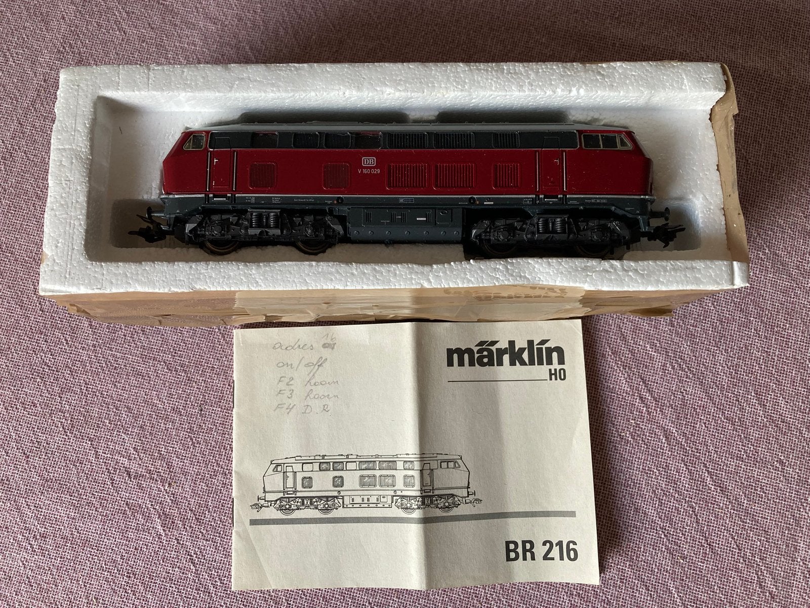 Marklin locomotief uit startset, Wisselstroom, Gebruikt, Locomotief, Ophalen of Verzenden