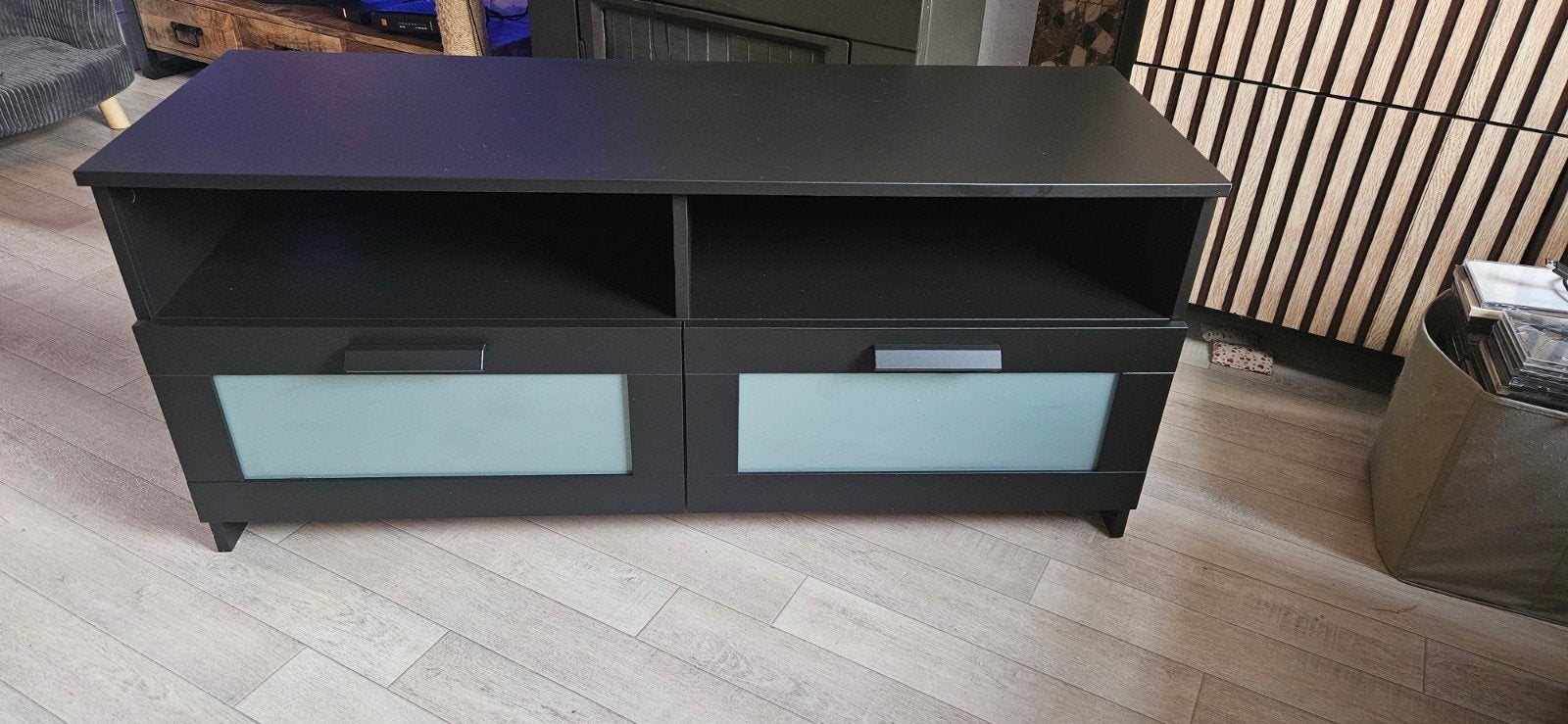 meuble tv noir mat, 25 à 50 cm, Moins de 100 cm, 150 à 200 cm, Enlèvement
