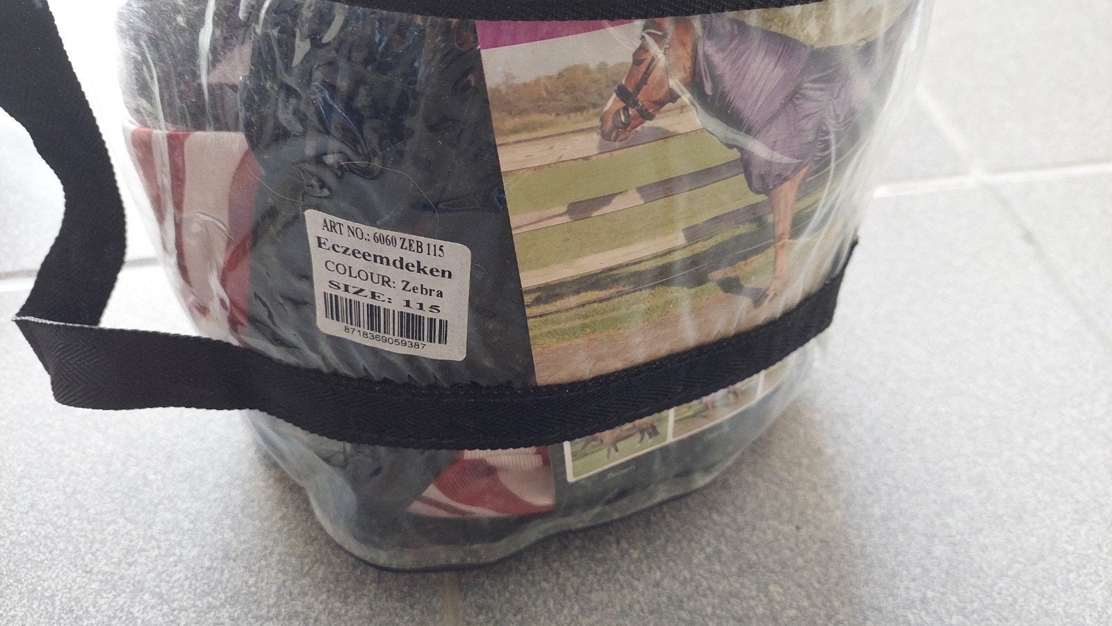 Exceemdekens voor shetlander en 1 uitrijdeken, Animaux & Accessoires, Enlèvement, Couverture anti-mouches, Bucas