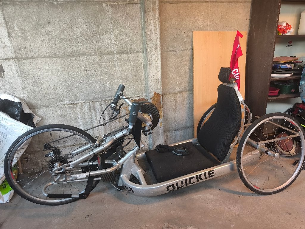 Handbike Quickie Shark, Fietsen en Brommers, Ophalen, Gebruikt, Overige merken