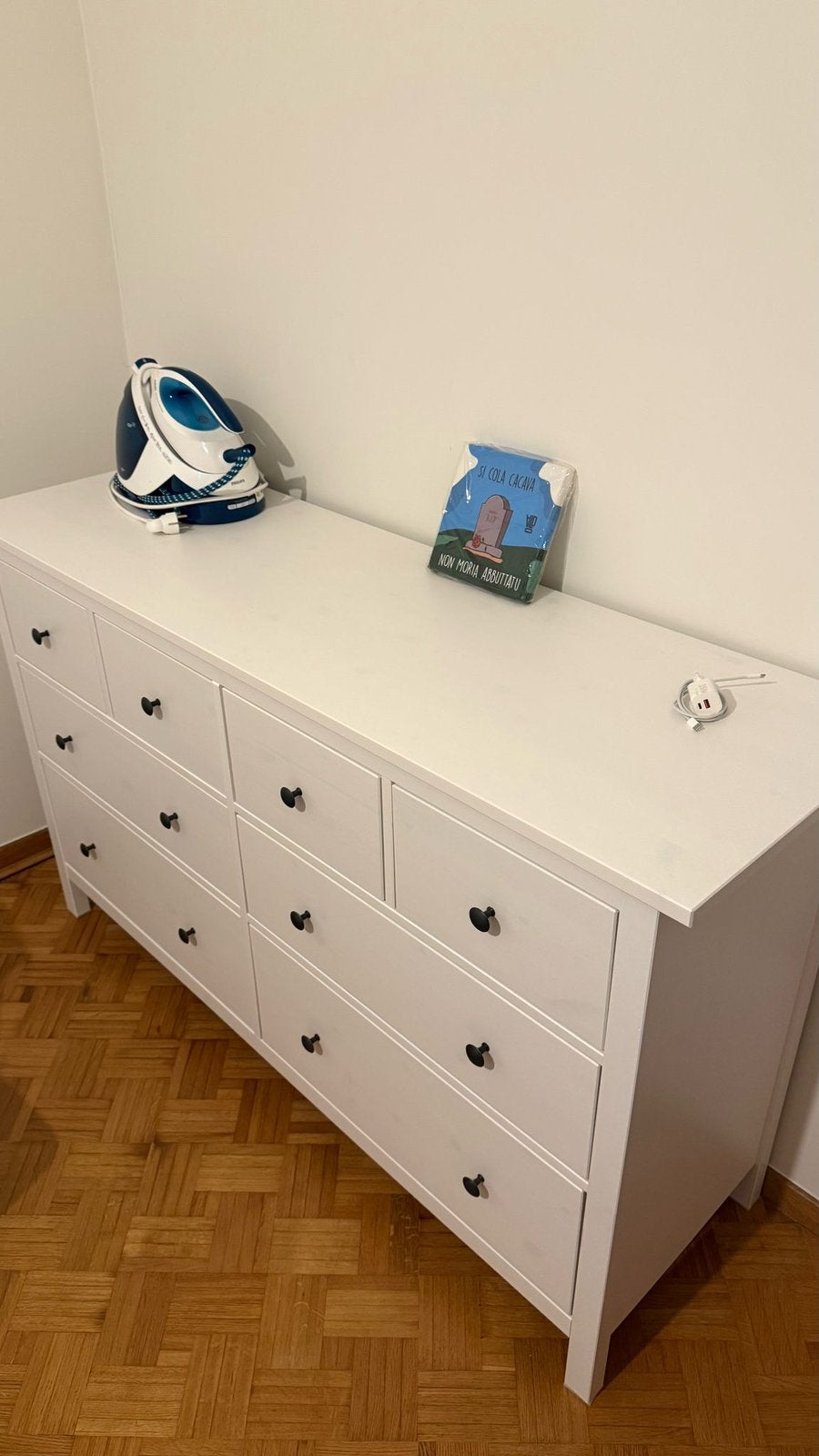 IKEA HEMNES ladekast met 8 lades – wit gebeitst, Ophalen, Gebruikt