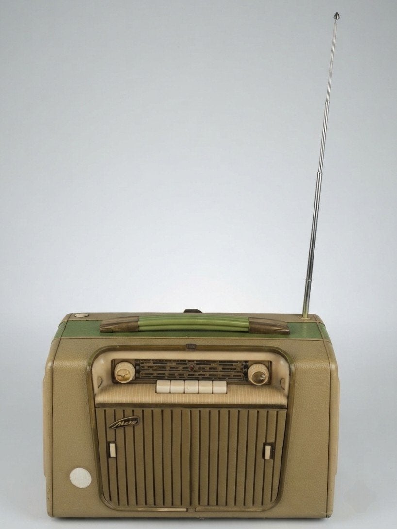 Radio/phonographe Vintage Metz Babyphon 56, Enlèvement, Utilisé, Radio
