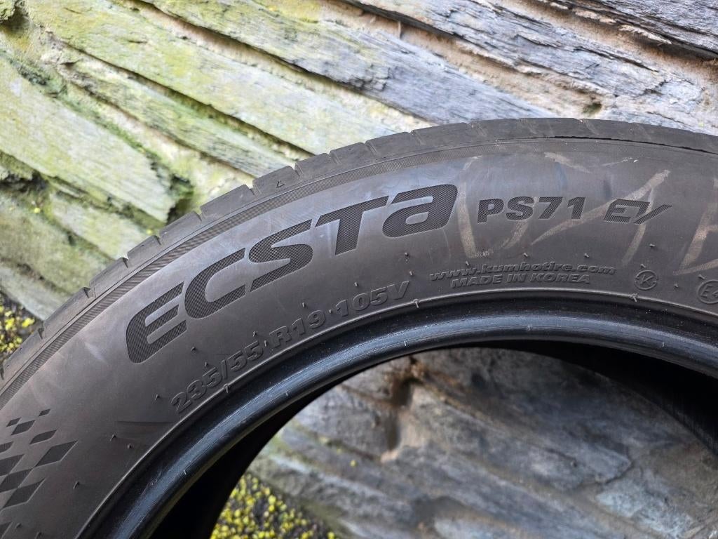 Kumho ECSTA PS71 EV 235/55 R19 105V band, Gebruikt, 235 mm, Band(en), Zomerbanden