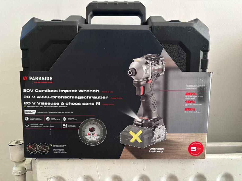 Parkside Performance 20V Accu Slagmoersleutel, Ophalen, Nieuw