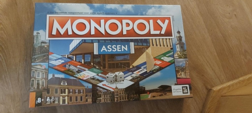 jeu de plateau new Monopoly Assen Monopoly limited, Hobby & Loisirs créatifs, 1 ou 2 joueurs, Enlèvement ou Envoi, Neuf, Monopoly