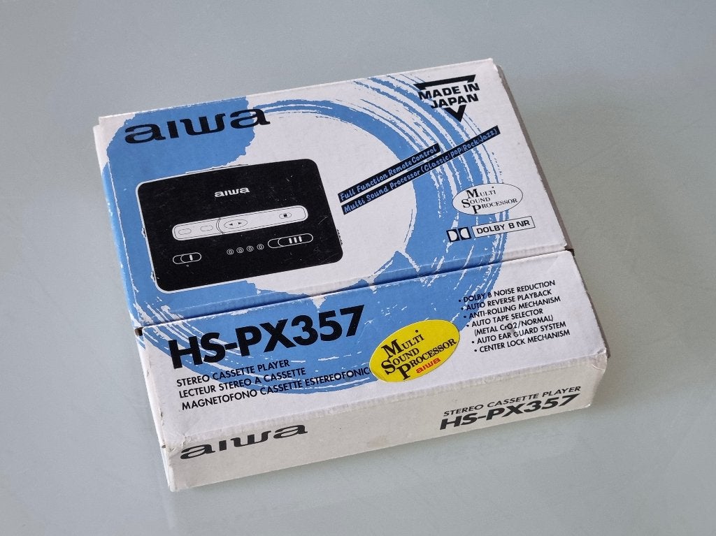 AIWA Walkman: HS-PX357 - Zo goed als nieuw, Audio, Tv en Foto, Ophalen of Verzenden, Walkman