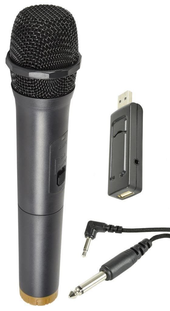 Draadloze 863,2 Mhz USB-gevoede handheld UHF-microfoon, Ophalen of Verzenden, Nieuw, Draadloos