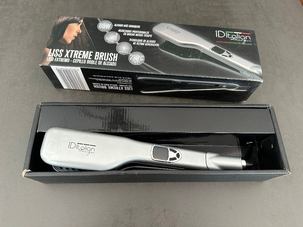 Brosse lissante vapeur ID Italian Liss Xtreme Brush – NEUVE, Enlèvement ou Envoi, Neuf, Fer à friser ou Lisseur
