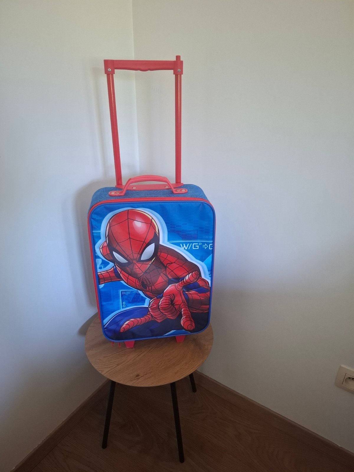Kinderkoffer Spider-man, Ophalen