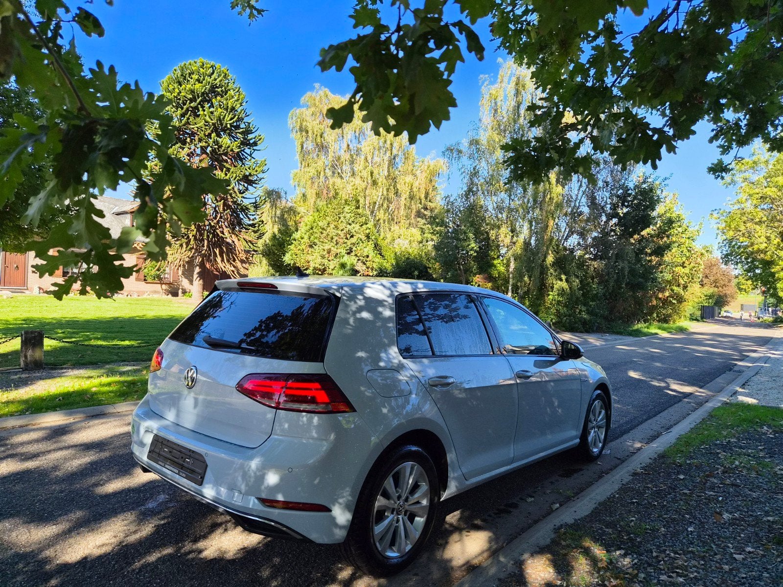 Golf 7.5 Automaat 133000km..., Dealer onderhouden, Stof, CNG (Aardgas), Wit