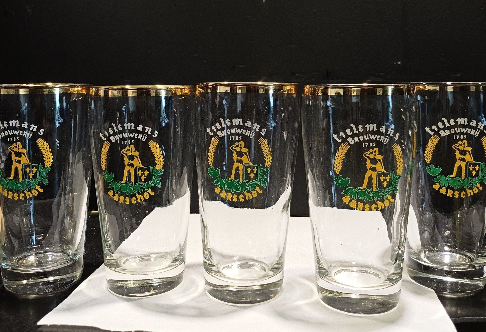 tielemans Aarschot, Verzamelen, Ophalen of Verzenden, Zo goed als nieuw, Bierglas