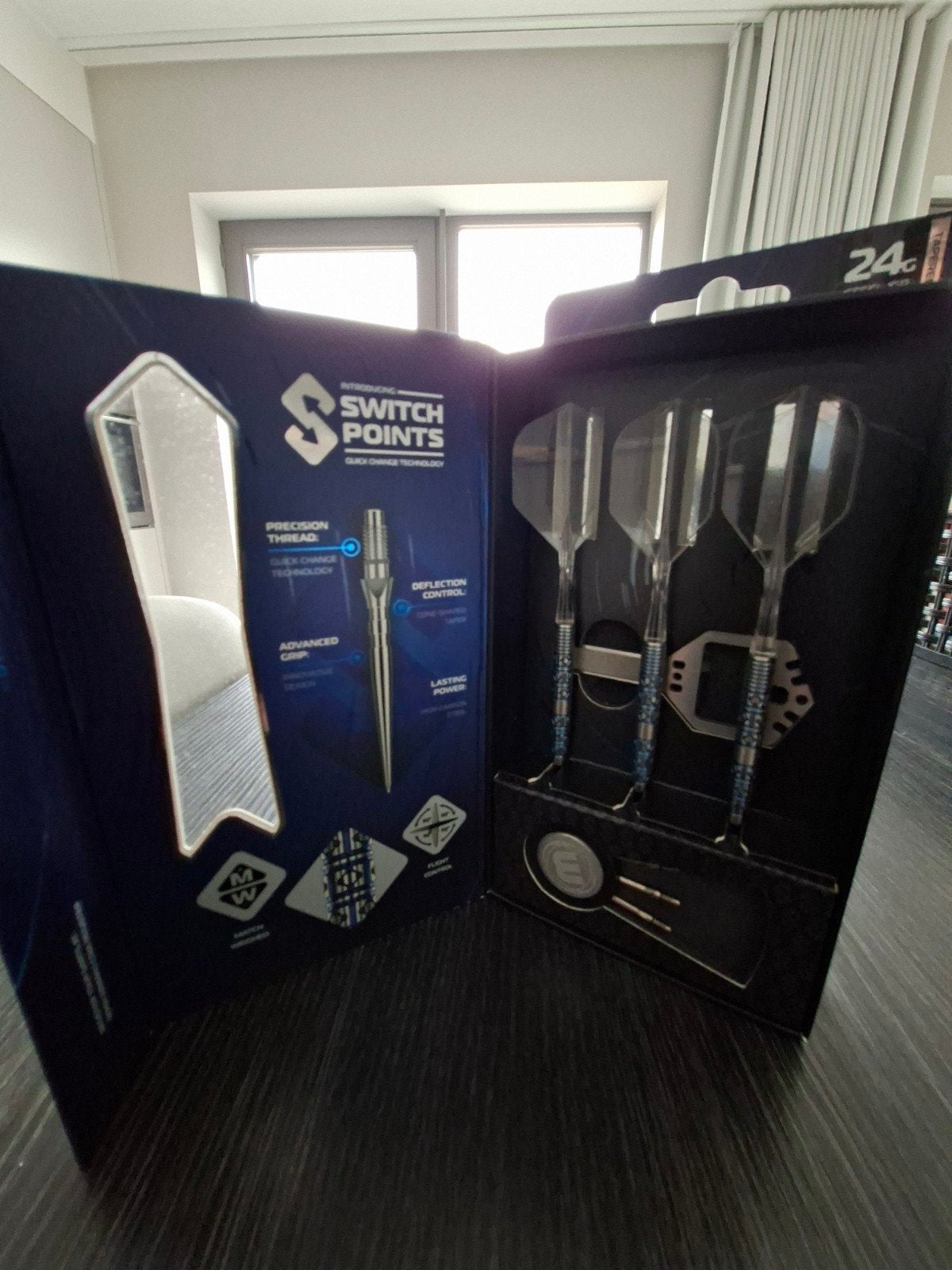 Winmau switch points 24 gr lunaris, Games en Spelcomputers, Games | Pc, Ophalen of Verzenden