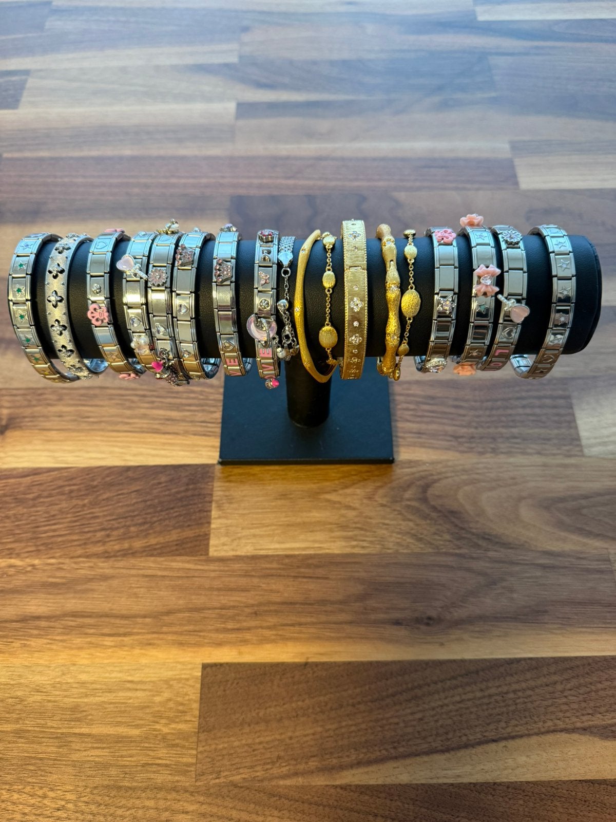 Bracelets à breloques italiens, Bijoux, Sacs & Beauté, Bracelets, Enlèvement ou Envoi, Neuf, Acier, Avec bracelets à breloques ou perles