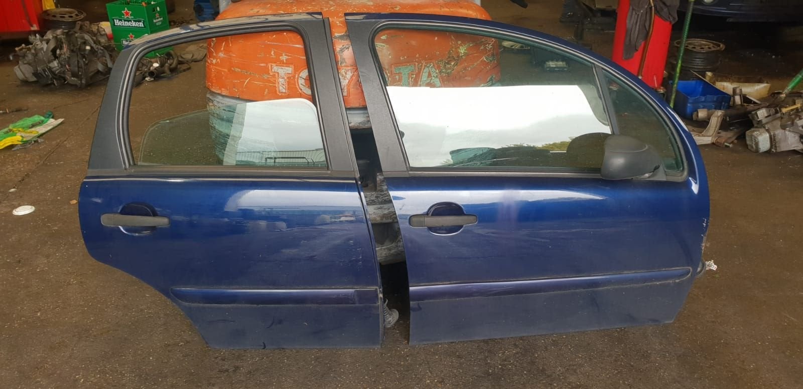 CITROËN C3 PORTIEREN RV+RA BJ 2001 TOT 2007, Gebruikt, -, Deur, -