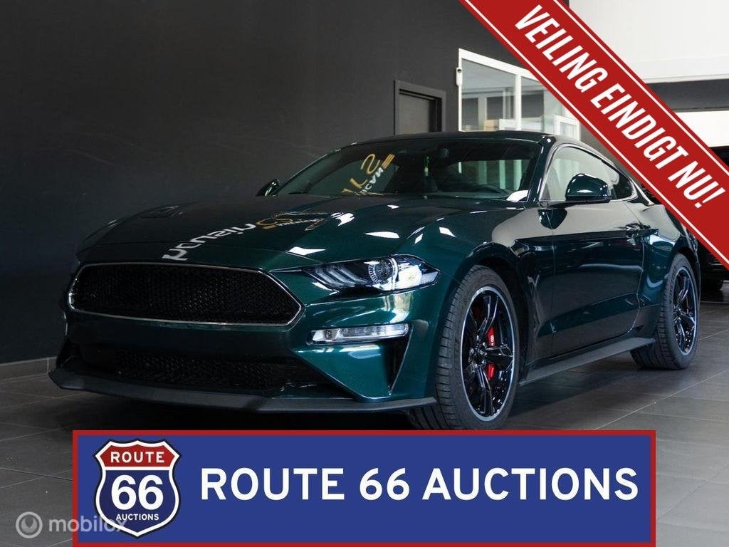 Ford Mustang Bullitt | 2020 | Route 66 Auctions, Gebruikt, Zwart, Bedrijf, Handgeschakeld