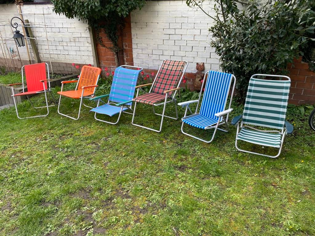 1 plooistoel kopen, 5 gratis, Caravans en Kamperen, Ophalen, Gebruikt