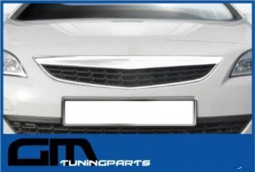 # embleemloze grill opel astra j met chrome lijst #, -, -, Opel, Nieuw