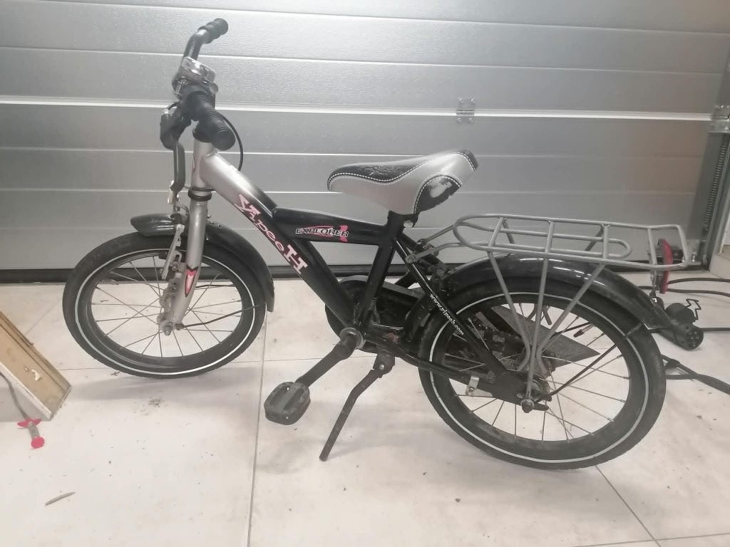 jongensfiets, Ophalen, Gebruikt