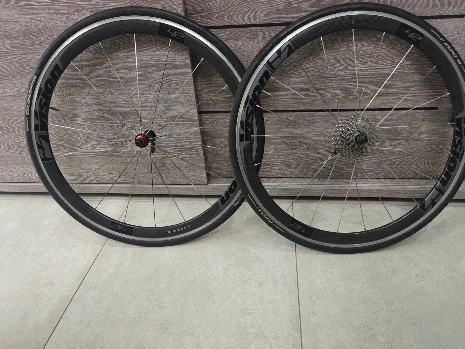 Roues Carbon Vision T42, Enlèvement ou Envoi, Carbone