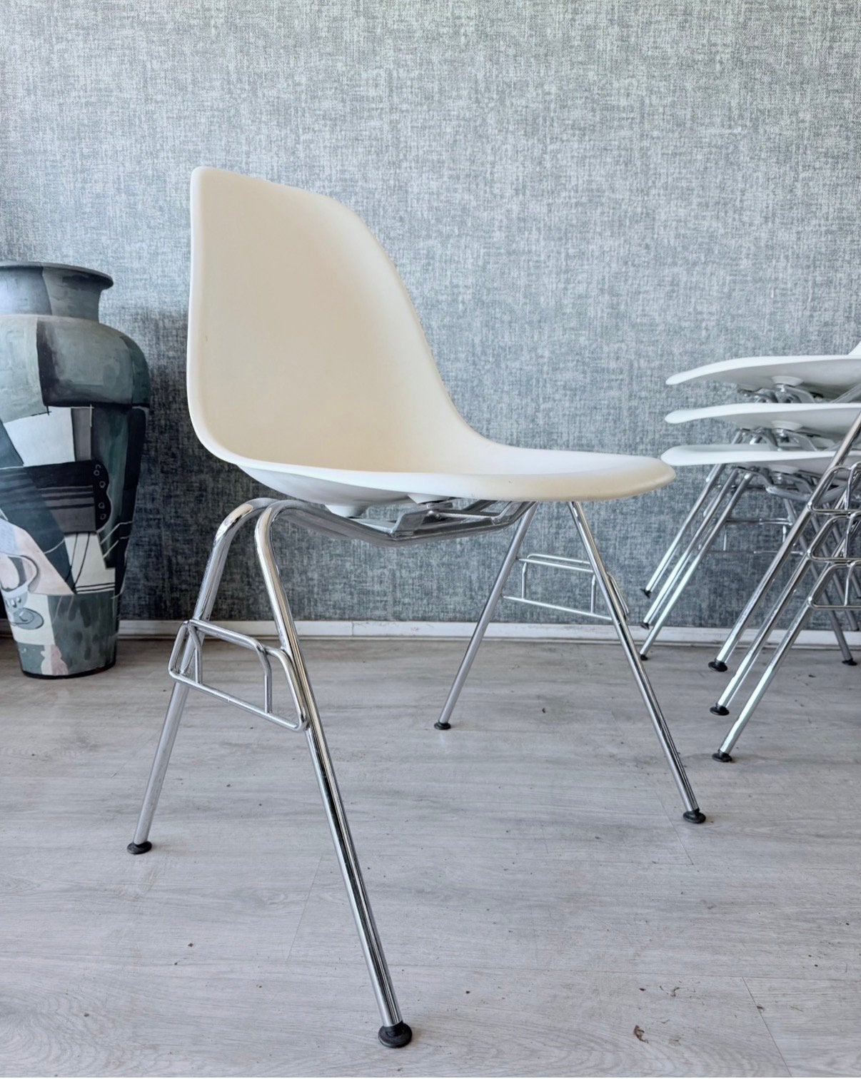 8 Vitra Eames Plastic Side Chair RE DSS,Charles & Ray Eames, Enlèvement