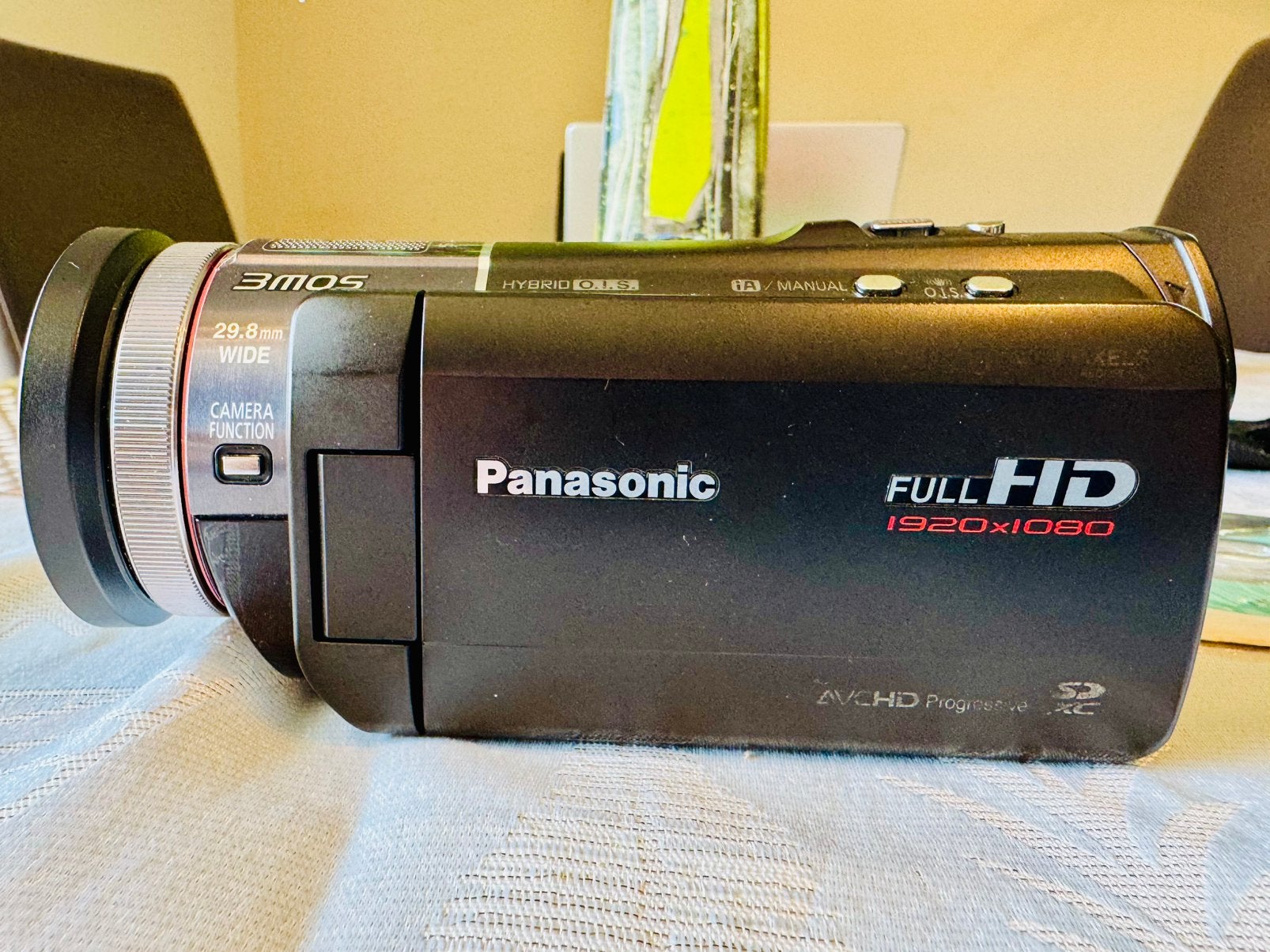 méscope Panasonic Full HD 3MOS – État impeccable Kit complet, TV, Hi-fi & Vidéo, Caméscopes numériques, Enlèvement ou Envoi, Comme neuf