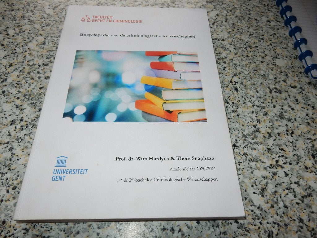 nr.871 - Encycl. v/d criminologische wetenschappen, Ophalen of Verzenden
