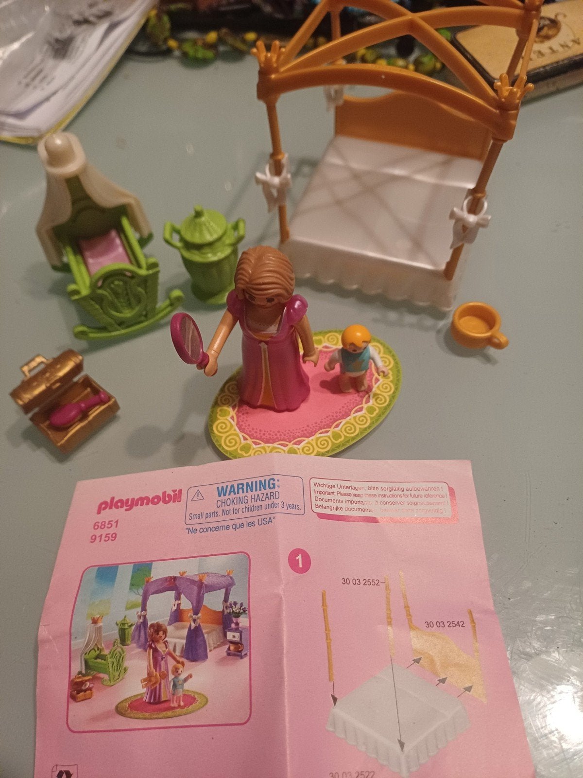 playmobile 6852 Koninklijke slaapkamer met hemelbed, Ophalen of Verzenden
