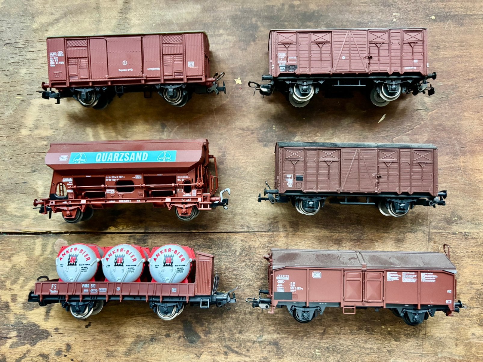 Set goederenwagens PIKO/ROCO/LIMA HO, Ophalen of Verzenden, Zo goed als nieuw, Lima