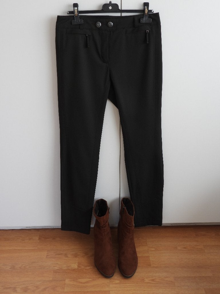 S OLIVER - kaki kleurige broek  - als nieuw, Ophalen of Verzenden, Maat 36 (S), Lang, Groen