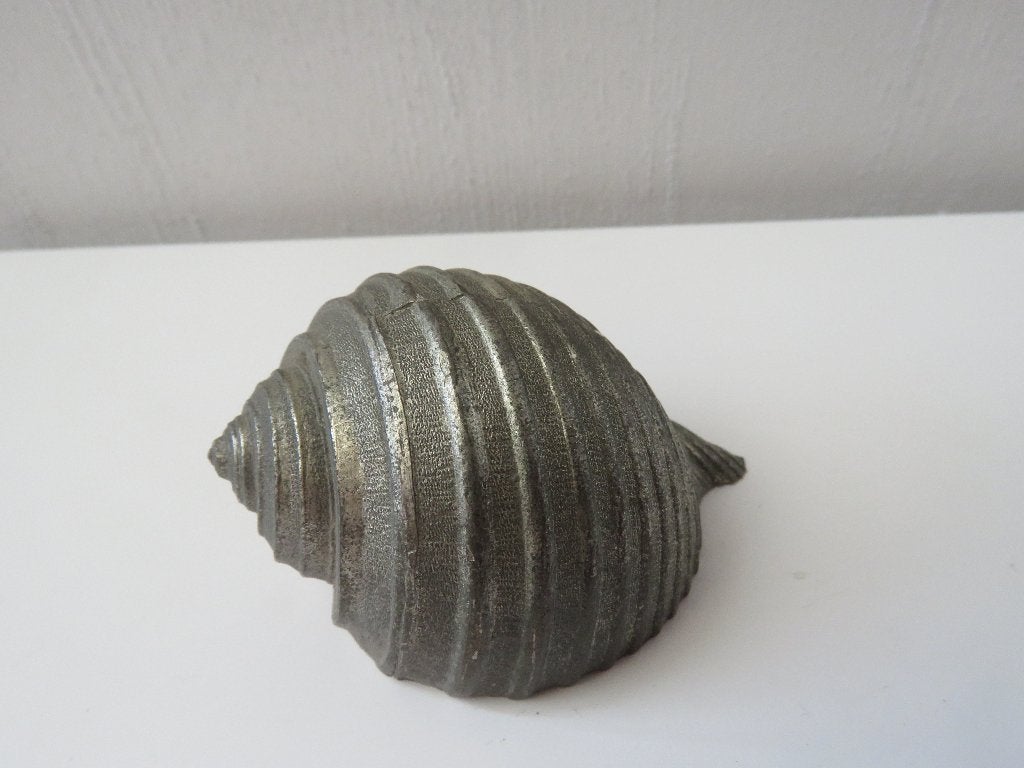 Metalen schelp zeeslak Tonna Galea, Ophalen of Verzenden