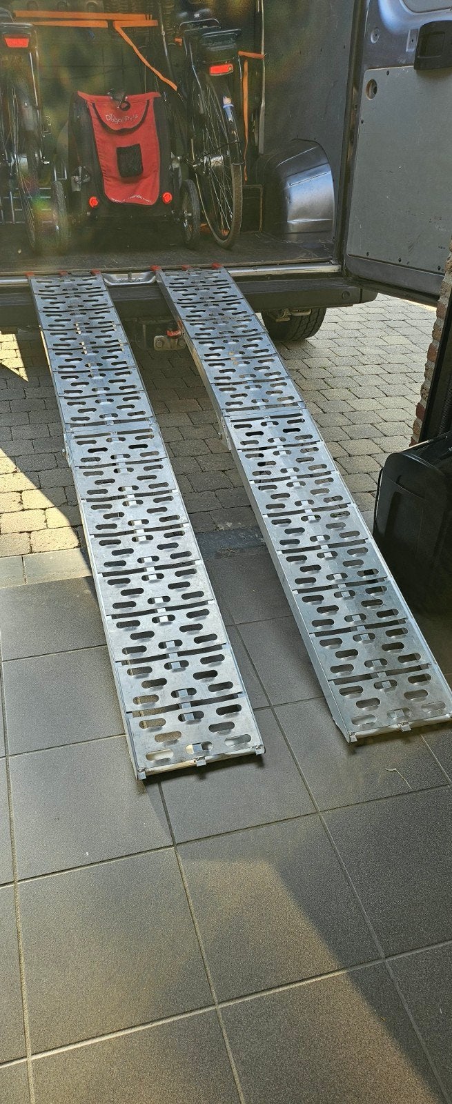 oprijplaten, Auto diversen, Ophalen