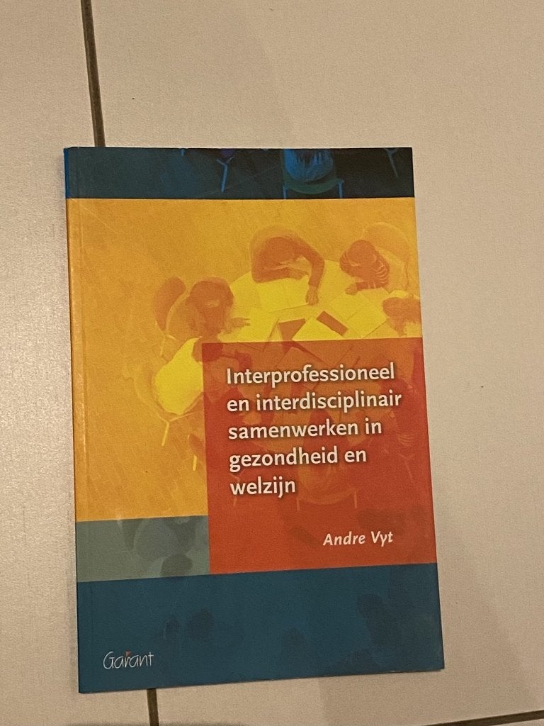 Interprofessioneel en interdisciplinair samenwerken, Boeken, Ophalen of Verzenden, Zo goed als nieuw, Hoger Onderwijs, Andre Vyt