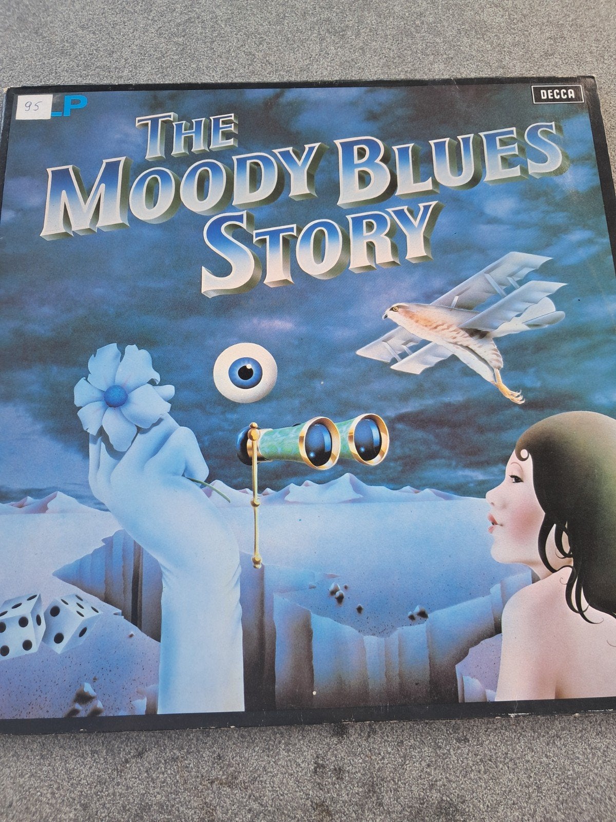 2 lp The Moody Blues, 12 pouces, 1970 - 1979, Utilisé, Enlèvement ou Envoi