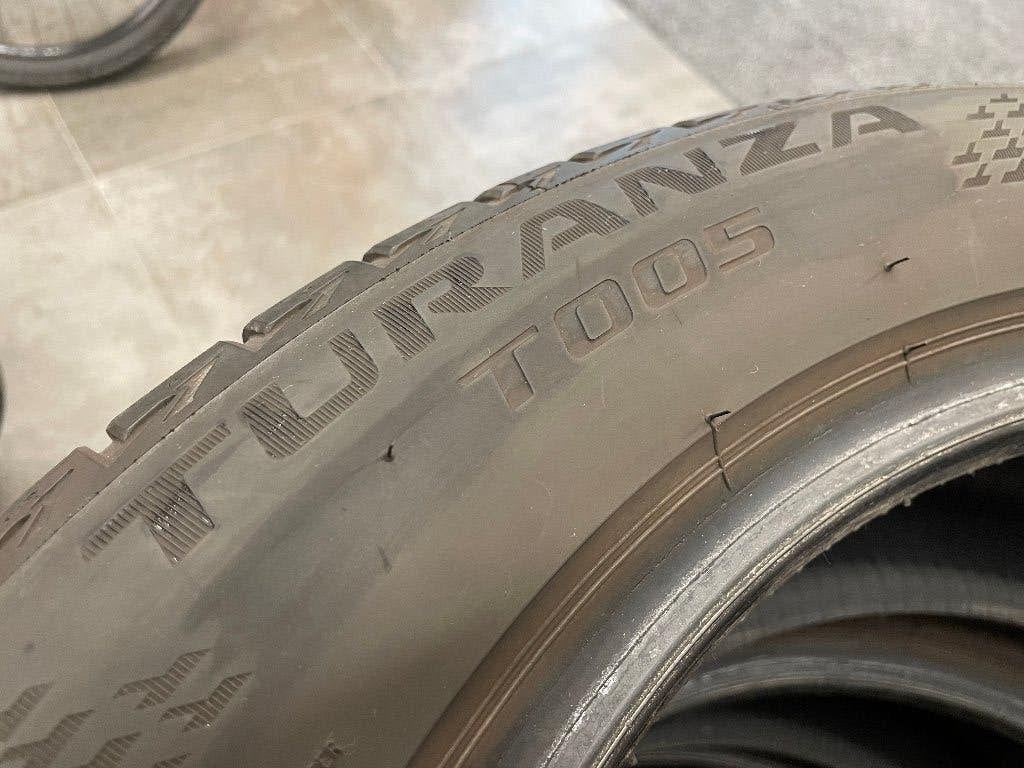 Banden Bridgestone Turanza T005 225/55 R18, Véhicule de tourisme, Pneus été, Enlèvement, Utilisé
