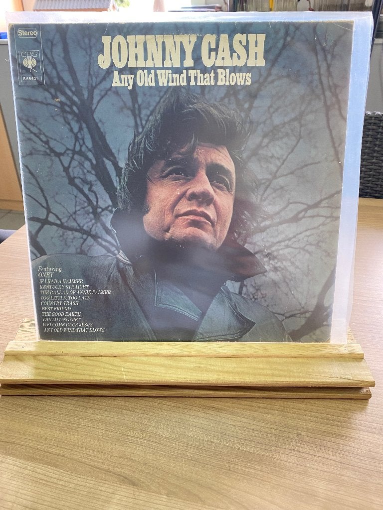 Lp Johnny cash, Cd's en Dvd's, Ophalen, LP, Gebruikt, Fotohoes