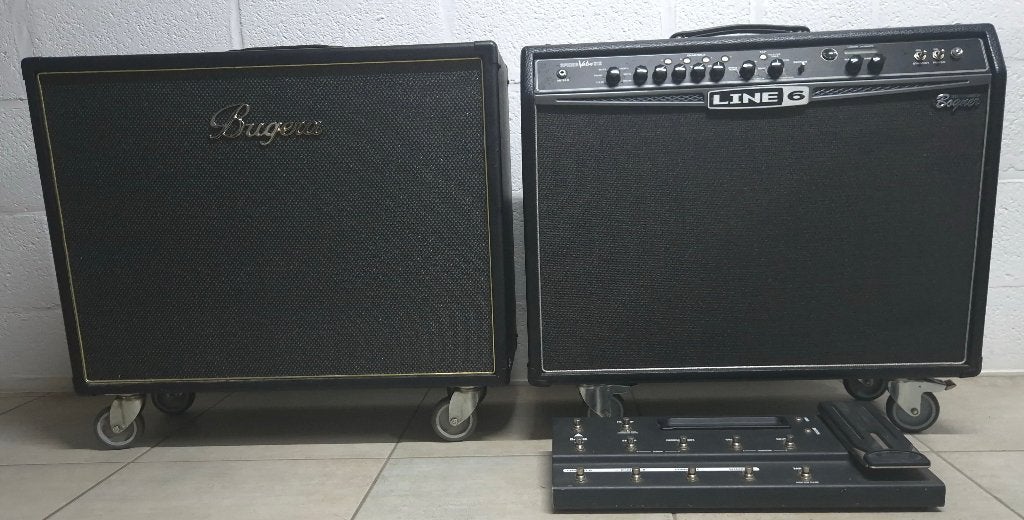 Line6 Spider Valve 212 + Bugera 212 V-BK, Musique & Instruments, Amplis | Basse & Guitare, Enlèvement, Comme neuf, Guitare, 50 à 100 watts