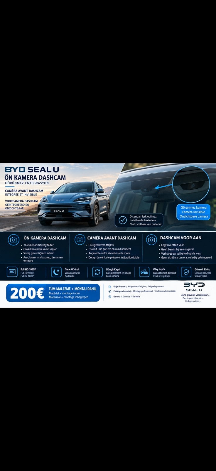 BYD SEAL u, Seal, Particulier, Caméra, Achat