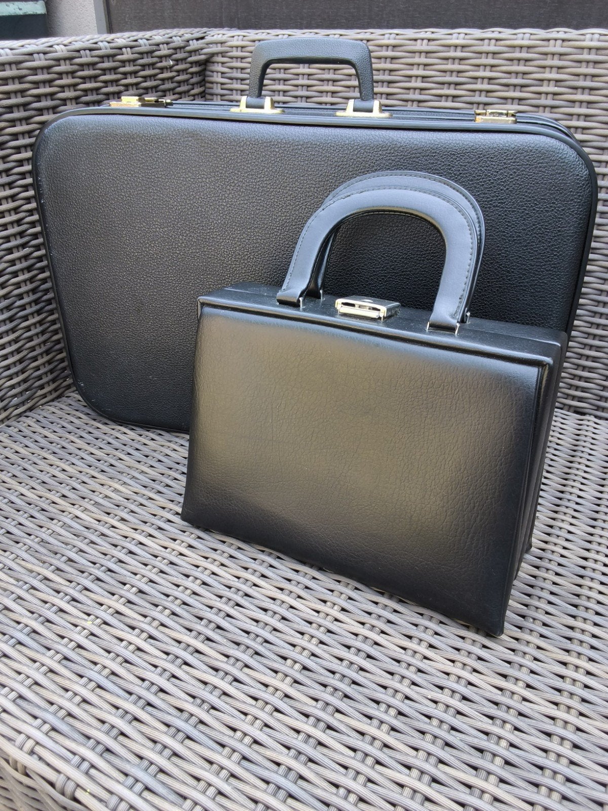 retro reiskofferke  of handtas !, Bijoux, Sacs & Beauté, Enlèvement, Sac à main