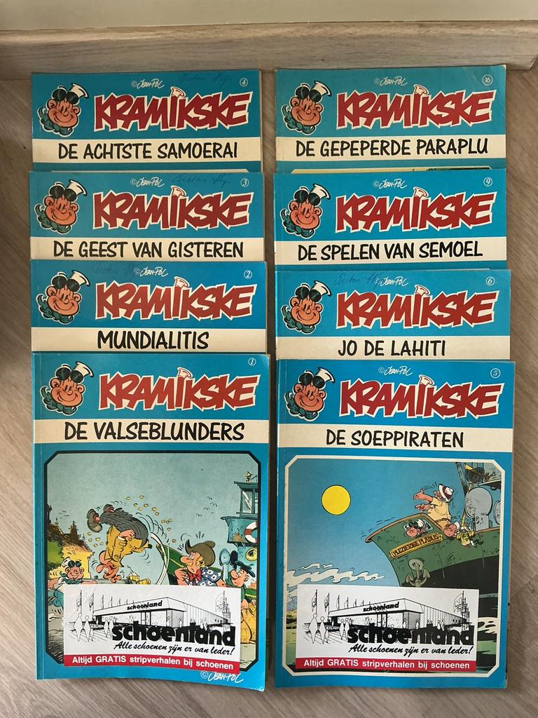 Strips Kramikske, Ophalen, Gelezen