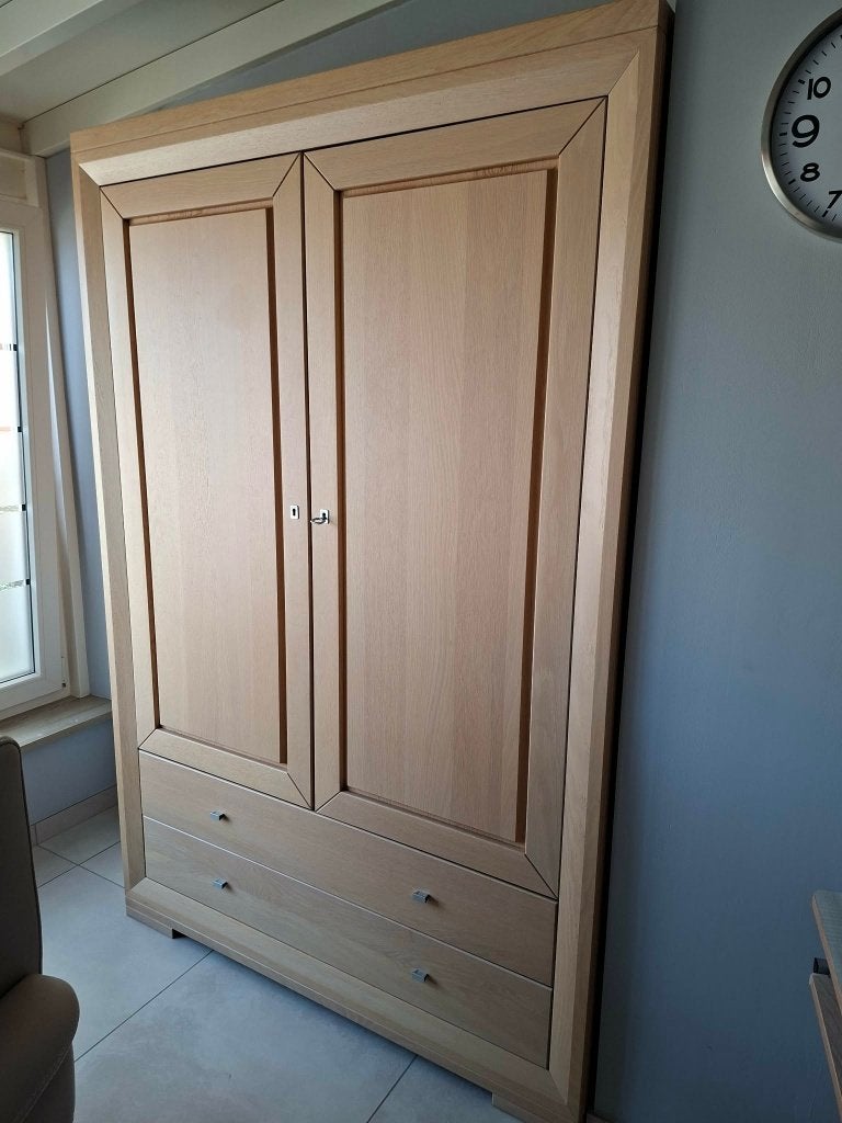 masief eiken eetplaats in nieuwe staat., Ophalen, Zo goed als nieuw