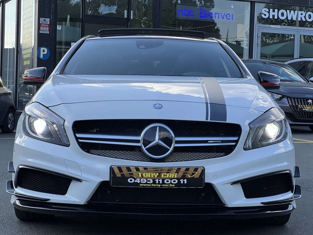 Mercedes-Benz A-Klasse 45 AMG 4-Matic*NAVI*CAMERA*PANO*LED*X, Auto's, Mercedes-Benz, Automaat, Gebruikt, 4 cilinders, Alcantara