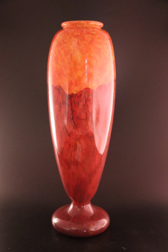 Très grand vase Art Déco Charles Schneider, Antiquités & Art, Enlèvement ou Envoi